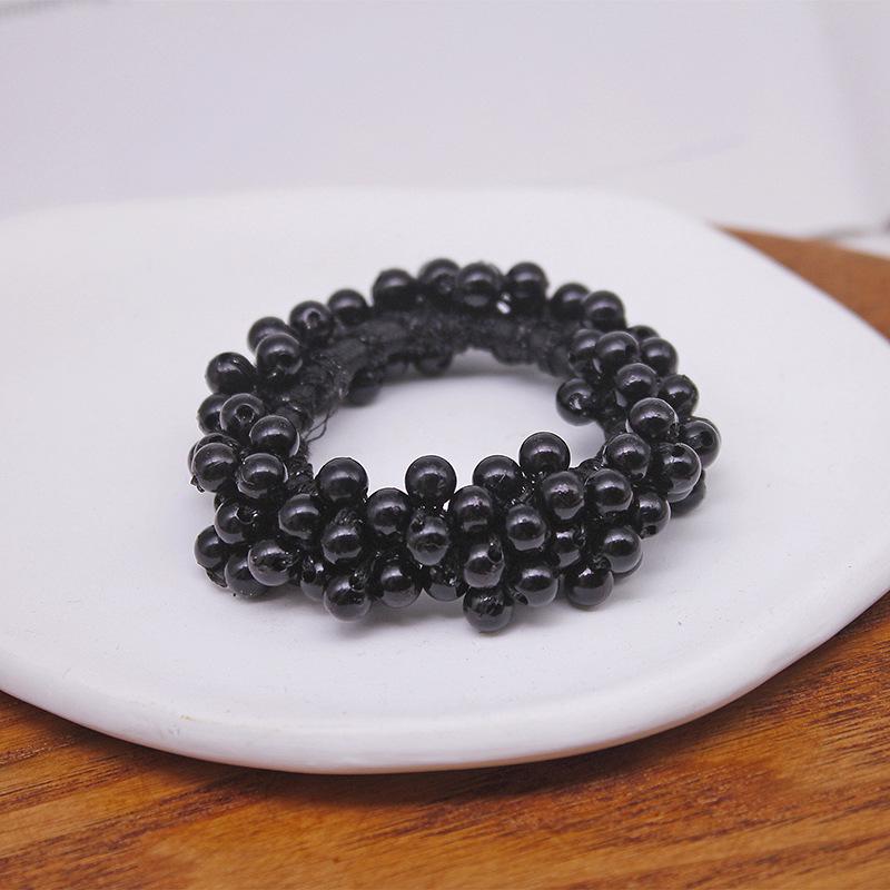 Perlen Haargummi - Blumiges Elastisches Band für Mädchen