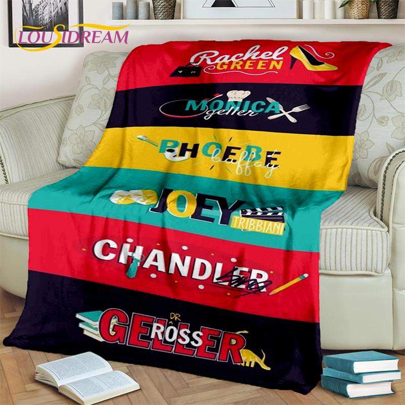 Classic Central Perk Friends TV Show Blanket,Soft Throw Blanket for Home Bedroom Bed Sofa Picnic Travel Office Cover Child Gift