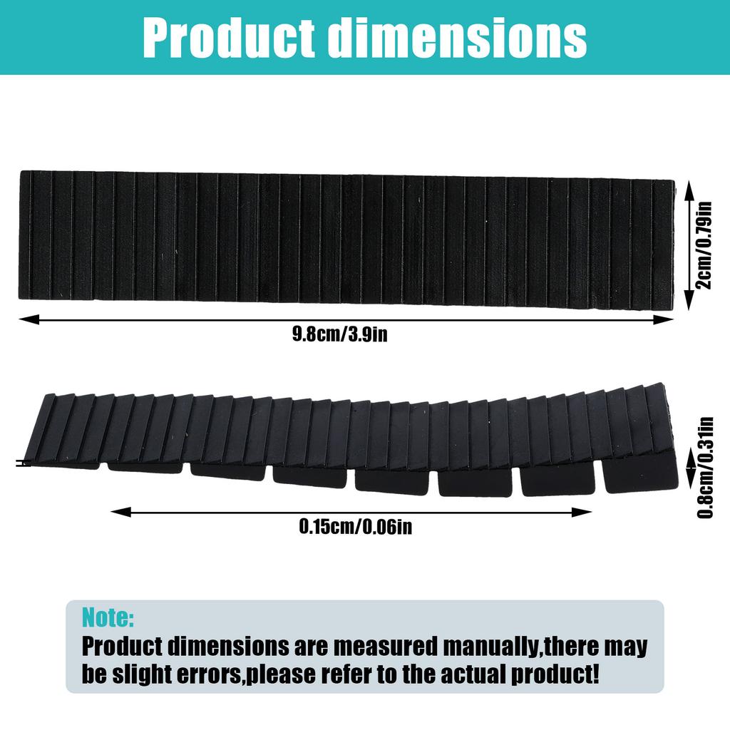 60Pcs Furniture Shims Anti-Slip Plastic Shims Furniture Levelers Stackable Toilet Shims Restaurant Table Shims for Doors Windows