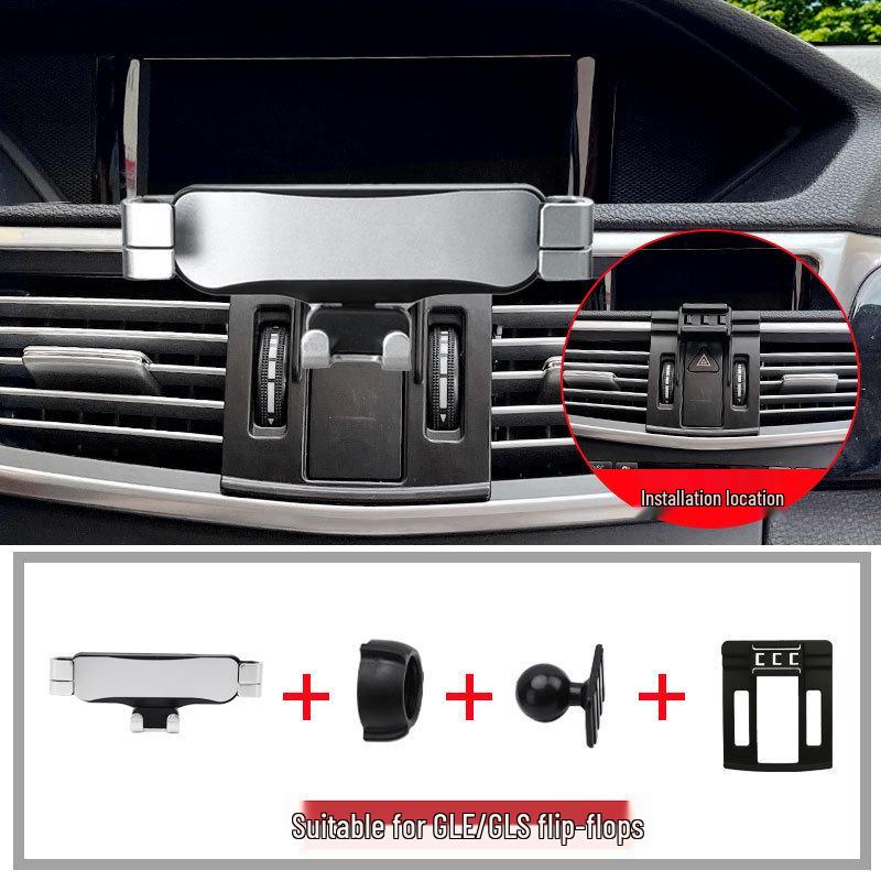 Phone Holder with Wireless Charging for 10-13 Beijing Benz E-Class Navigation