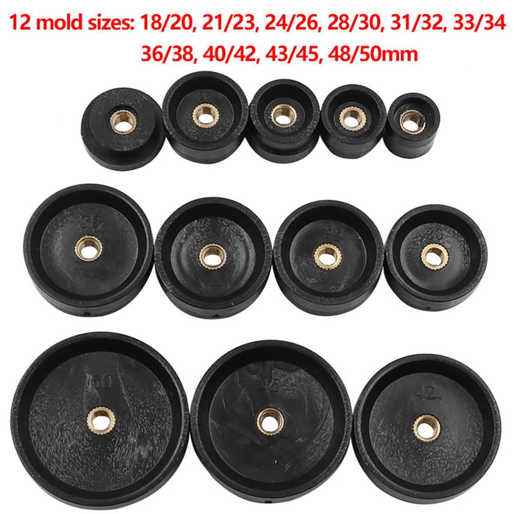 Watch Press Tool Kit Professional Capping Machine Watch Back Case Closer With 12 Dies For Repair Battery Replacement
