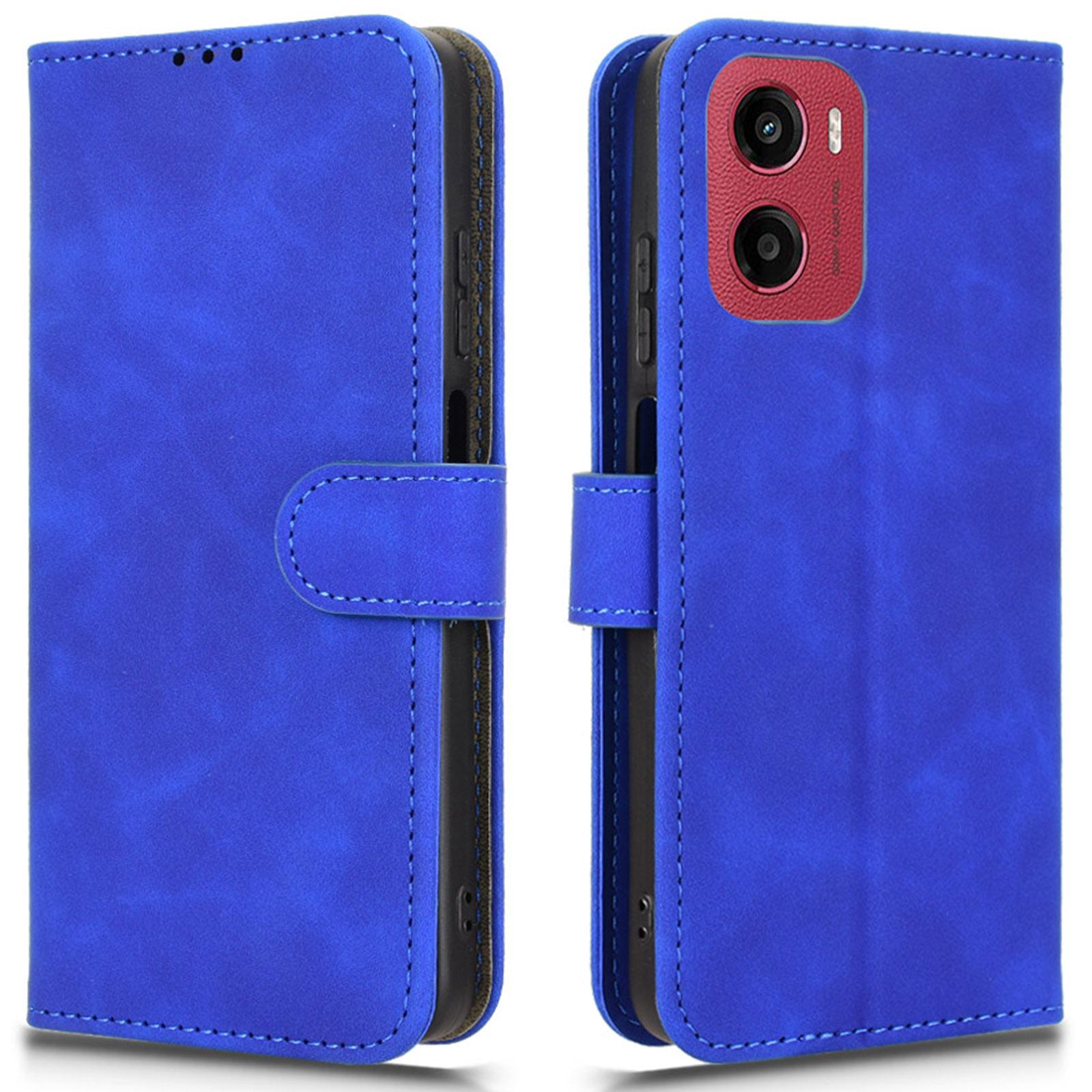 

Кожаный чехол для Motorola Moto G05 4G, приятный на ощупь, противоударный, кошелек, откидная крышка для телефона B
