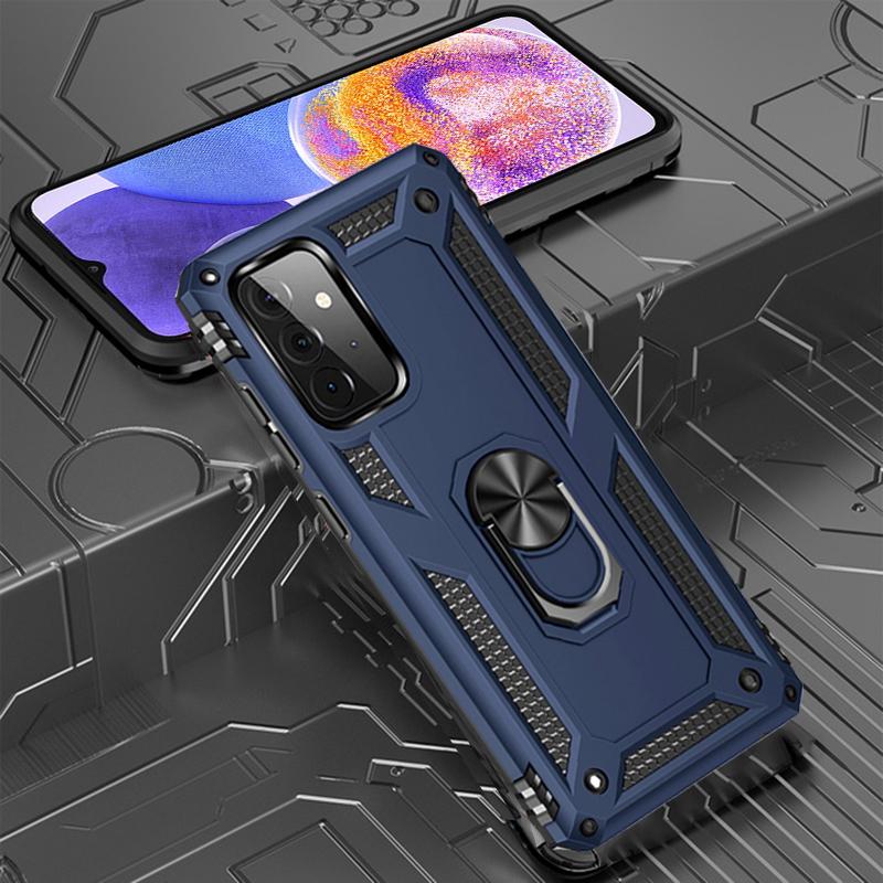 Armor Shockproof Ring Stand Case For Samsung Galaxy A23 A53 A33 A73 A22 A32 A52 A13 A12 A51 A71 M23 M13 M32 M53 S20 S21 Plus S22 Ultra Hard Back Cover