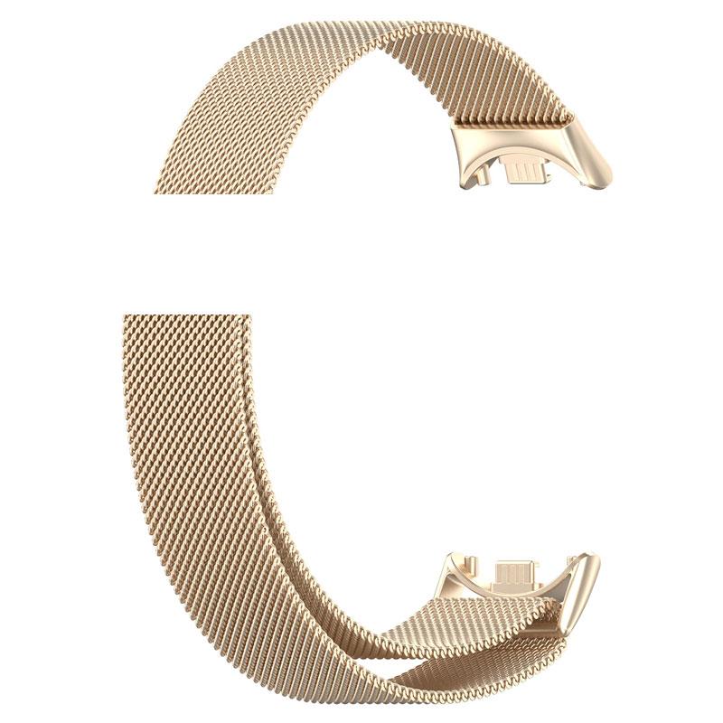 For Xiaomi Mi Band 8 NFC Milanese Loop Watchband Stainless Steel Belt Correa Miband8 Bracelet Mi Band 8 NFC Magnetic Replacement