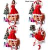 Christmas Costume Red Drooping Ear Rabbit Dress For Holiday Party Women