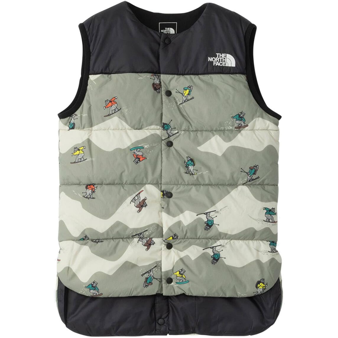 

The North Face Детский утепленный органический комбинезон-слип Snow Yeti BF, Унисекс, Теплый, Водоотталкивающий, Антистатический, Хлопок,