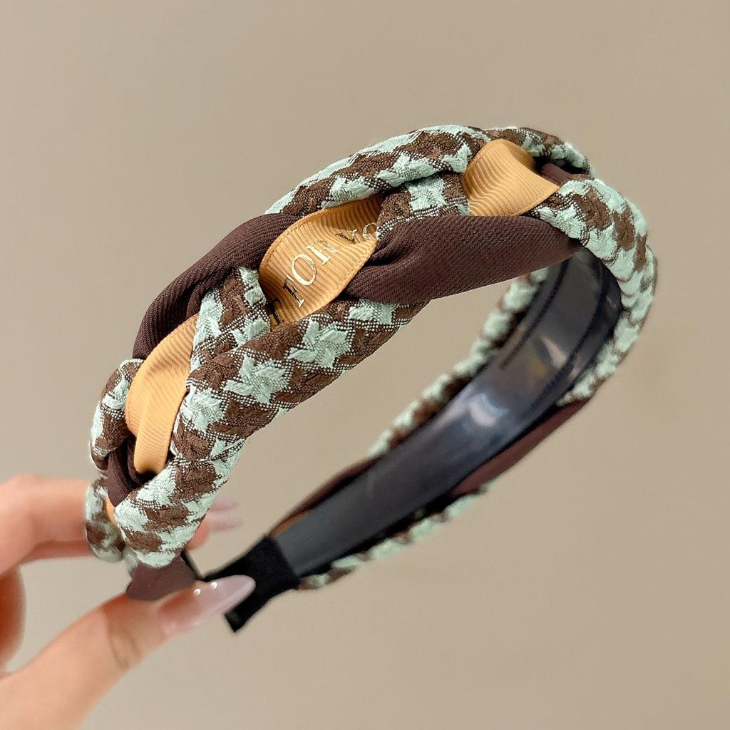 Bentiță Înaltă pentru Femei, Agrafă de Păr Sofisticată și Versatilă, Accesoriu de Păr Bentiță cu Dinți Anti-alunecare