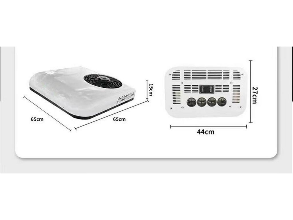 Top-Mounted Electric Air Conditioner for Light Trucks (12V/24V/48V/60V/72V)