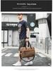 Retro Men's Canvas Shoulder Messenger Bag with Zipper