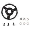 RC Car Steel Spur Gear 32P 0.8M Steel Spur Gear Replacement for Traxxas Slash 1 10 2WD 60T