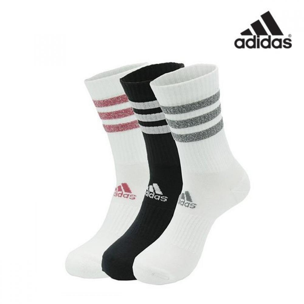 

Adidas Adidas genuine GH7542 three line glam crew socks 3 pairs