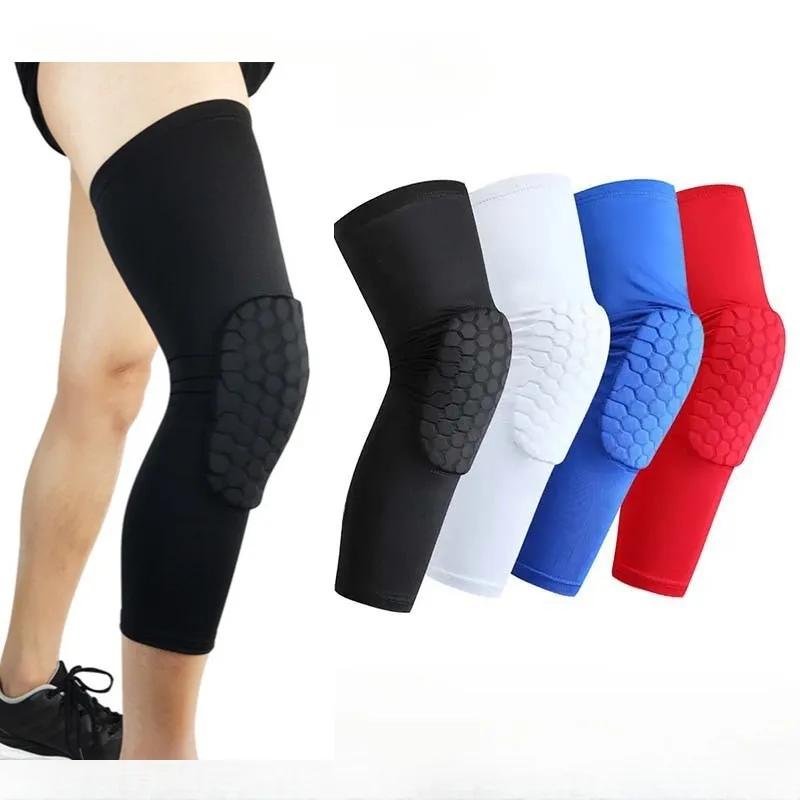 1PC Compression Knee Brace Breathable Knee Pad Basketball Running Volleyball Sport Safety Gym Training Knee Support Protector