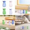 4pcs Cats Whisker Collector Glass Container Miniature Plant Jars Pet Furs Organizers Decorative Home Accessory