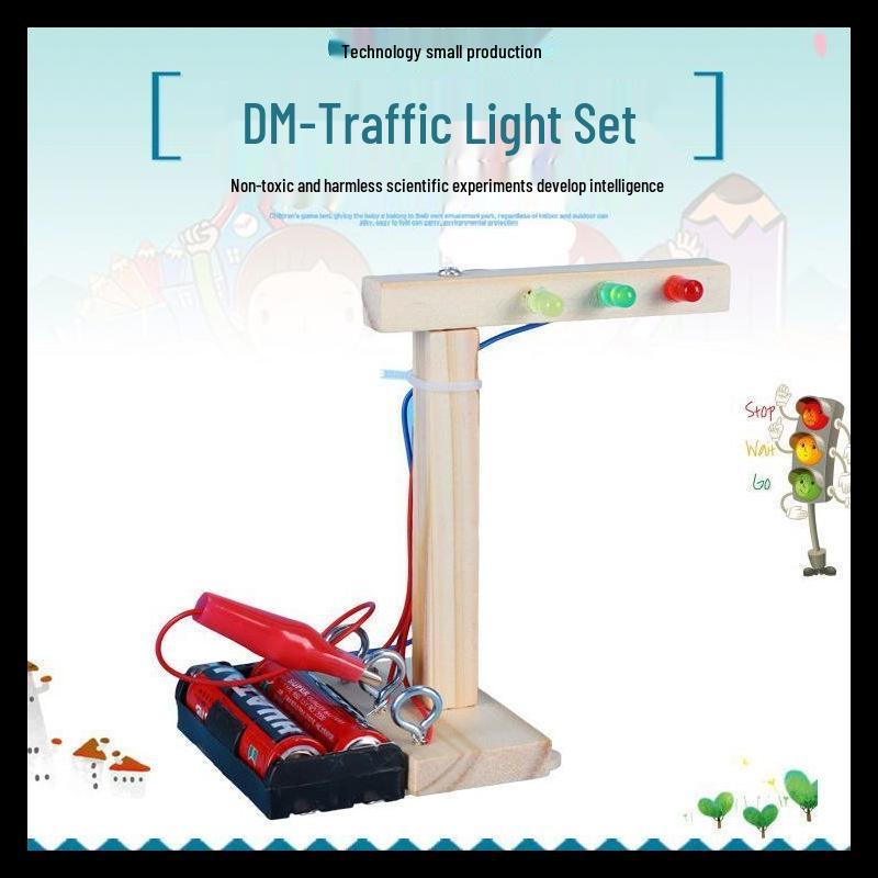 DIY Hand-Crank Generator Educational Science Toy for Kids