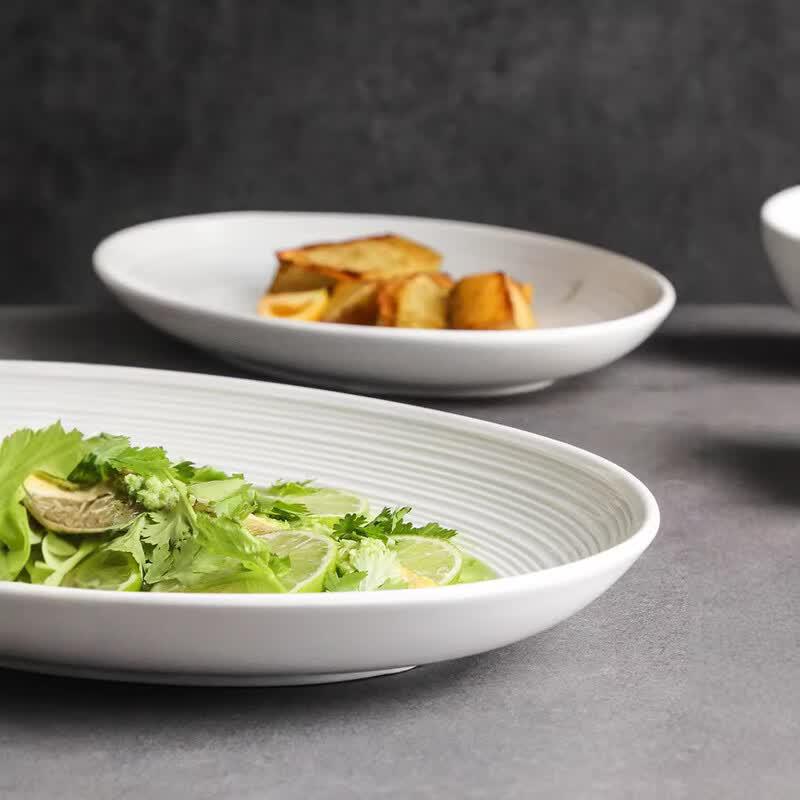 Oval Ceramic Serving Plate