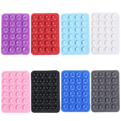 Backed Adhesive Square Mobile Phone Holder Phone Suction Pad Suction Cup Mat Suction Phone Holder