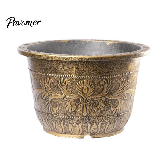 Indoor Outdoor Flower Container Water Lily Planter, Vintage Round Plant Pot, Without Drainage Hole, Large Planter for Bougainvillea Extra Plastic Pot