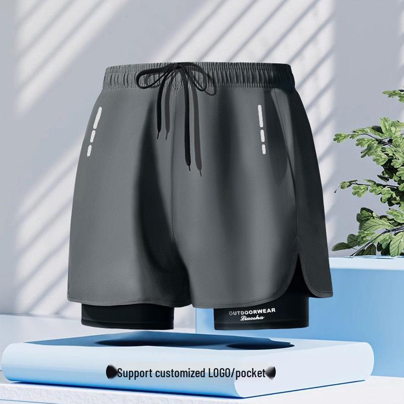 

Мужские быстросохнущие двухслойные плавки свободного кроя с принтом 3XL (160-180 lbs)