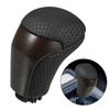 Carbon Fiber Silver Car Gear Lever Shift Knob Handle Head For Toyota Highlander Prado 2018 2019 2020 Automatic Accessories