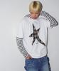TRAVEL Check Star Short Sleeve T-Shirt White