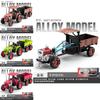 Classic Farm Tractor Model With Inertia Control For Kids Collectors