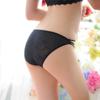 Erotic Panties Women Sexy Costumes Lace Flower Bow Lingerie Panty G-String Thong Brief Transparent Low Waist Perspective Mesh Underpant
