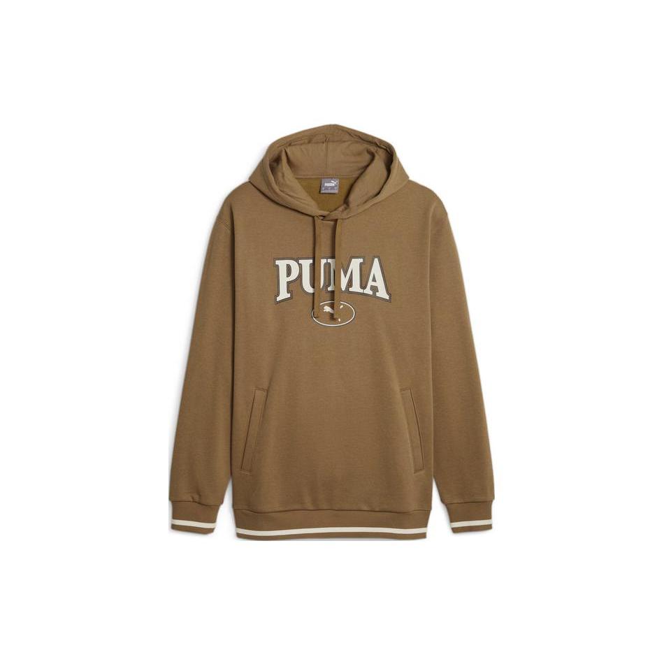

New PUMA SQUAD HOODIE Sweatshirt Men s Brown 678401-93 S