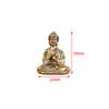 Mini Pevná Měděná Soška Sakjamuni Buddhy Ozdoba Miniaturní Figurky