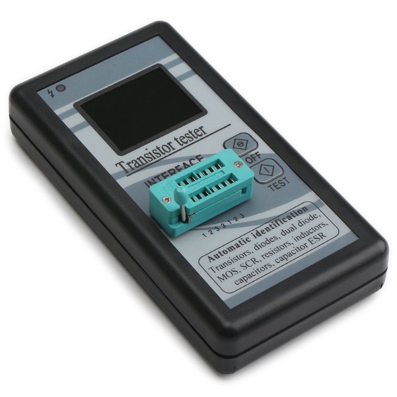 A84E-Multi-Purpose M328 Transistor Tester Diode Thyristor Capacitance Resistor Inductance MOSFET ESR Meter LCD Digital