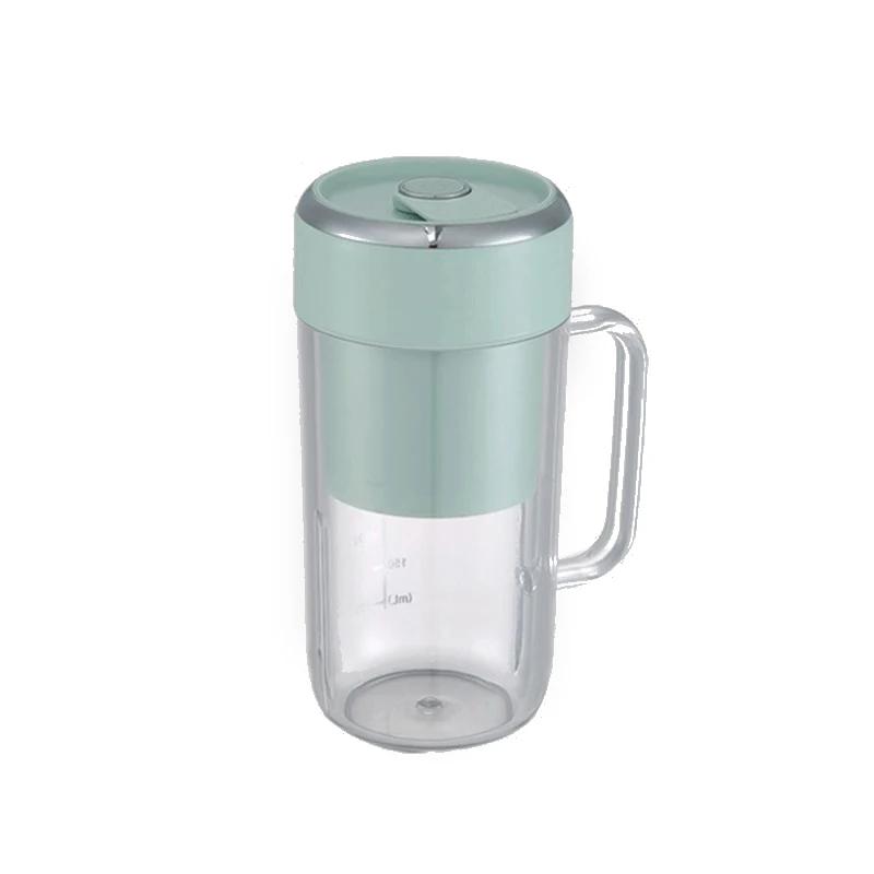 Usb Rechargeable Crushed Ice Cup Portable Blender With Handle For Smoothies 8 Blade Antioxidant Multifunction Fresh Fruit Juicer