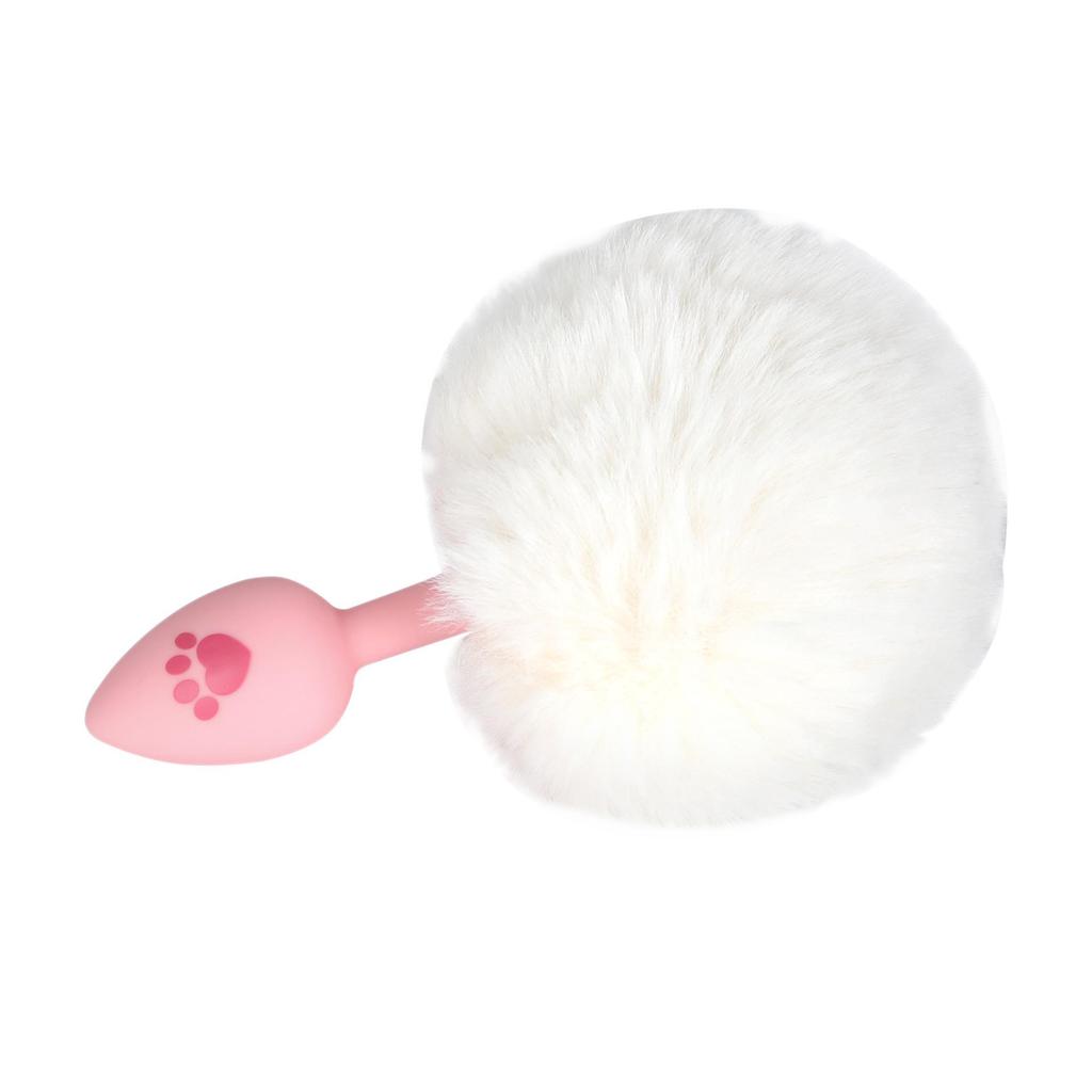 Dop anal coadă labă de pisică din silicon jucărie de antrenament