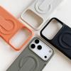Matowe Magnetyczne Etui Apple 17 Pro Max z Niewidocznym Stojakiem i Uchwytem na Karty do iPhone 16/15/14