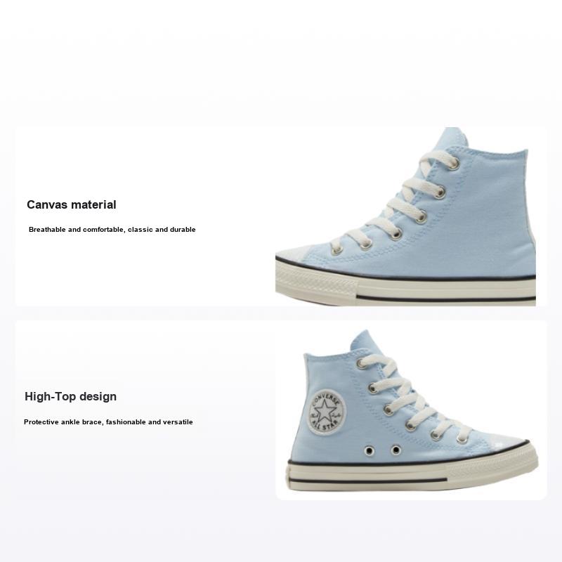 Converse Chuck Taylor All Star High Top Canvas Sneakers Kids Sneakers Sky-Blue 670696C