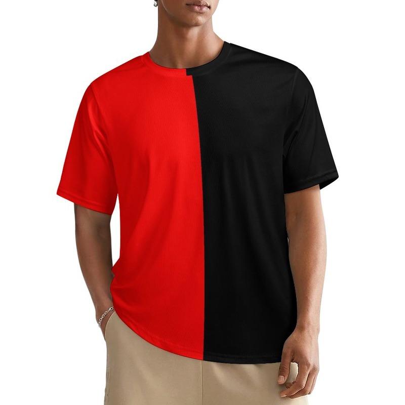 Two Tone Art Kids Adult Printed T-shirt Summer Women's and Men's Casual Outdoor Girl and Boy Short Sleeve Tees Top