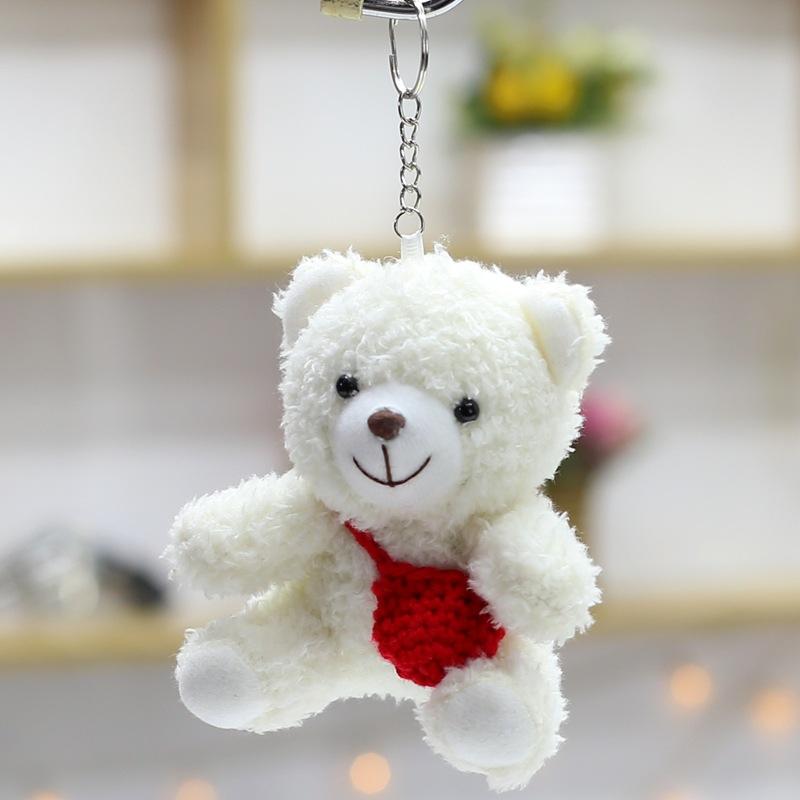New Backpack Teddy Bear Doll Cute Bear Plush Toy Doll Pendant Keychain Bag Hanging Decoration