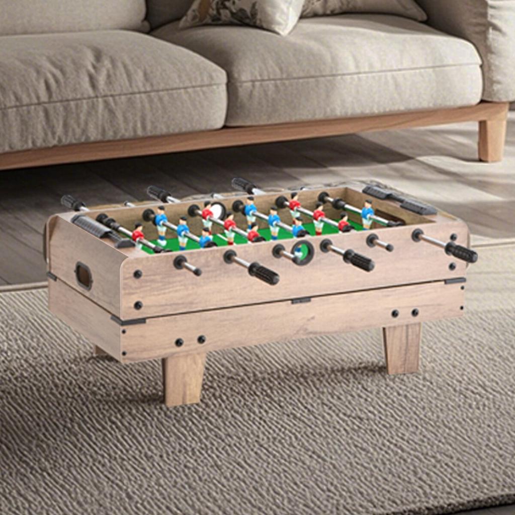 82cm Air Hockey Table 4-in-1 Combo Game Table Foosball Ping Pong Billiard