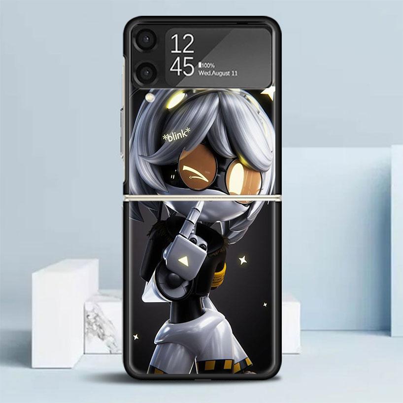 

Game M-Murder D-Drones Black Cover for Samsung Galaxy Z Flip 7 6 5 4 3 5G Phone Case Flip7 Flip6 Flip5 Flip4 Flip3 Pattern Case Samsung Z Flip 6