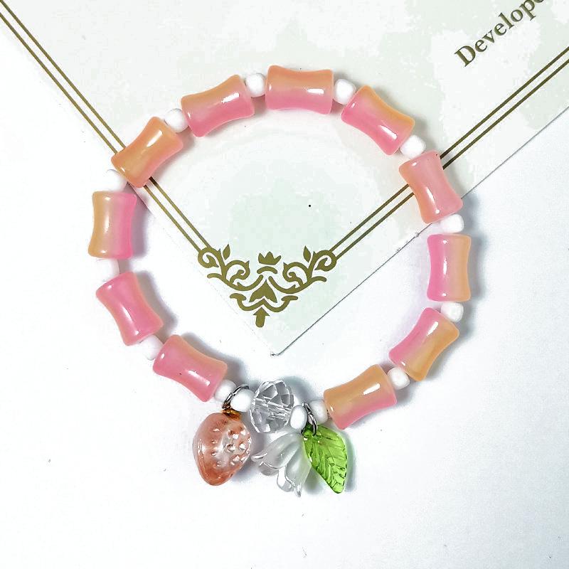 Elegant Crystal Butterfly Beaded Bracelet