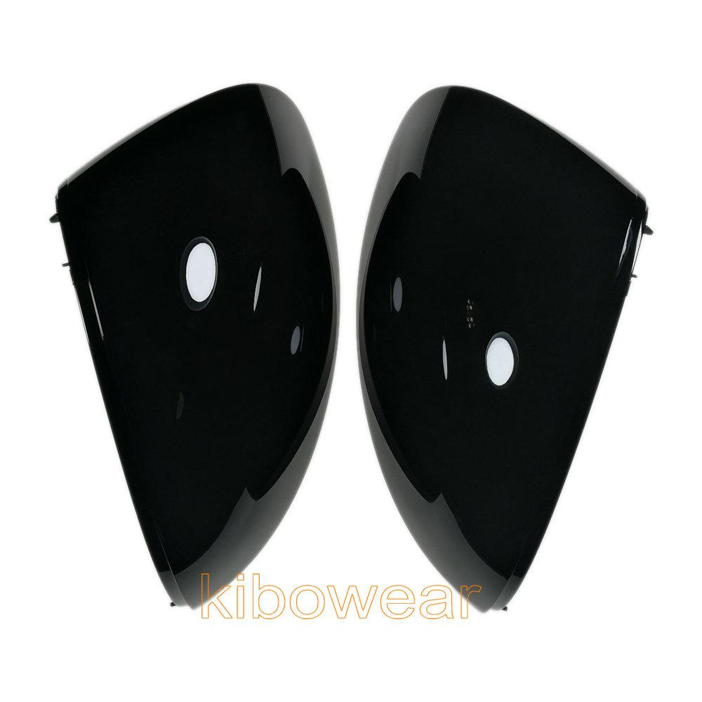 Side Wing Mirror Caps Cover for VW Tiguan MK1 I 1 for Skoda Yeti Sharan 2009 2010 2011 2012 2013 2014 2015 Replace Black