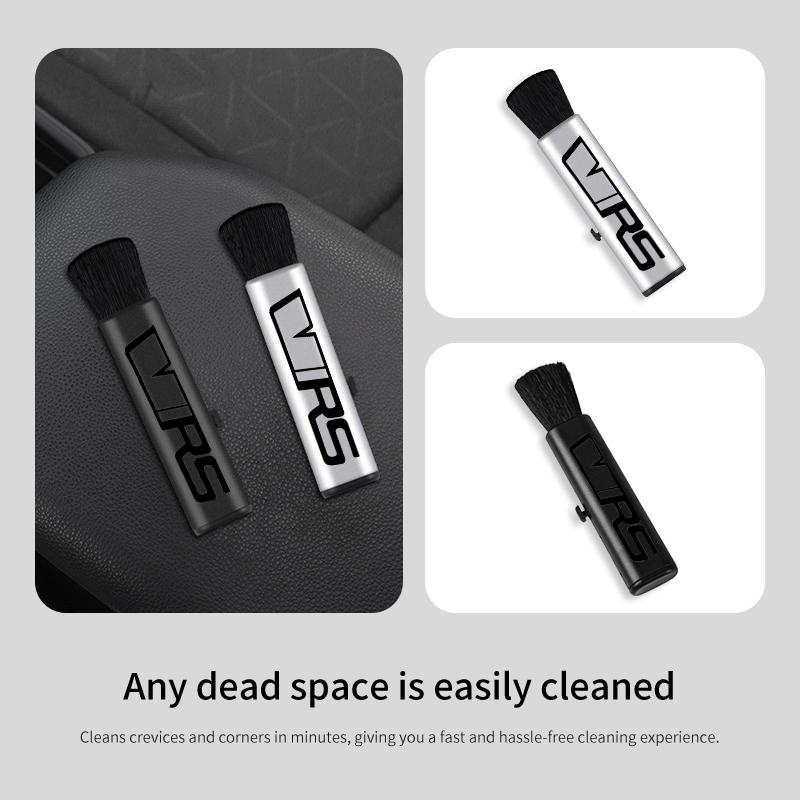 For Skoda Car Air Vent Cleaning Soft Brush Crevice Dusting Clean Tool Kodiaq Octavia 2 3 Rapid Karoq Fabia Kamiq Superb