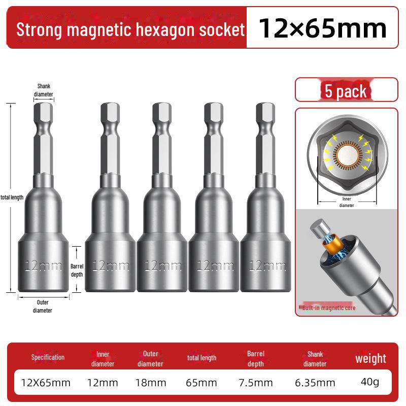 Dane Tools Magnetischer Inbusschlüssel und selbstschneidender Schraubendreher-Bohrersatz