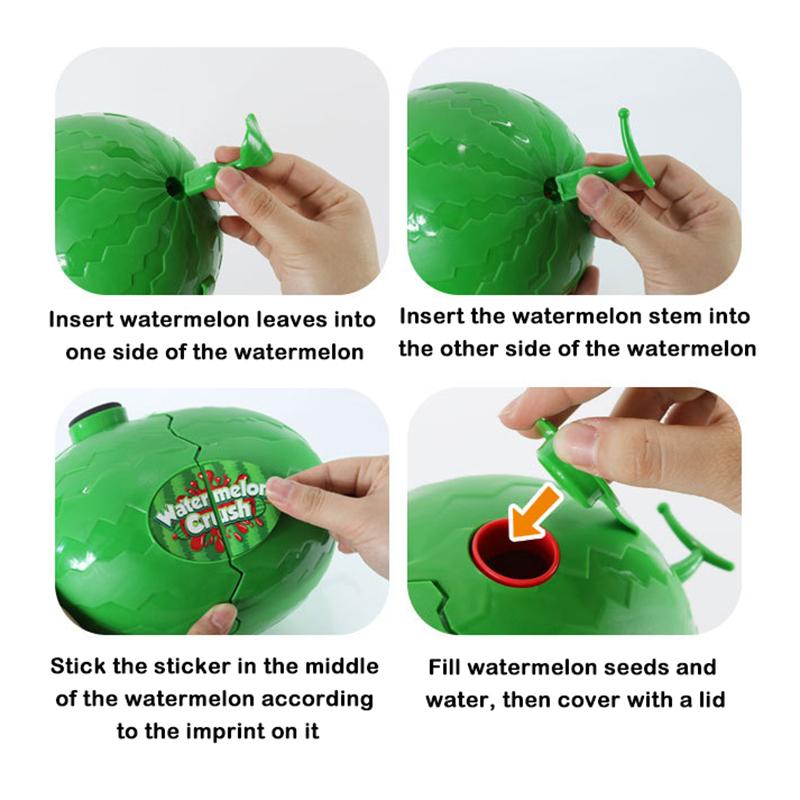 1 Set Pädagogische Blaster Wasser Wassermelone Crush Spielzeug Lässig Zusammensein Eltern-Kind Lustige Tischspiele Kinder Puzzlespielzeug