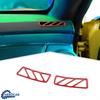 Side Dashboard A-pillar Air Vent Cover Trim Frame For Chevrolet Camaro 10-15 Red
