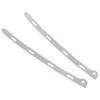 2Pcs Gap Broken Opening Bad Buckle Repair Metal Bracket For 5Th Generation City Gm6 Front Bumper Repair Metal Plate Buckle