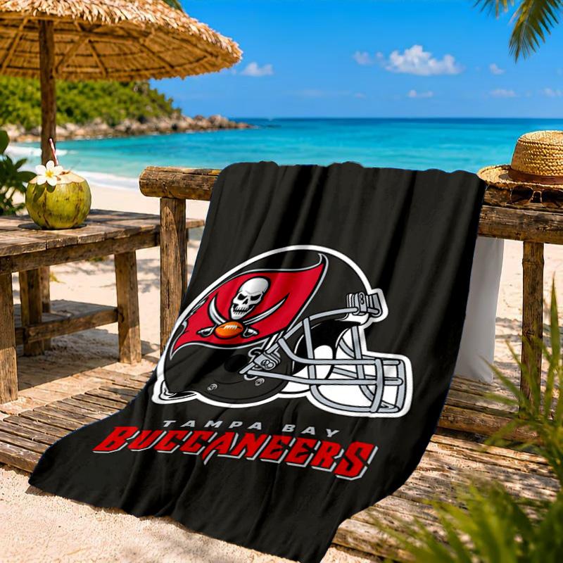 Tampa Bay Buccaneers Logo Strandtuch, Schnelltrocknend, Pflegeleicht, Geeignet für Fitness und Strandurlaub, Sport-Essential