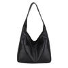 Stylish Large Capacity Korean Style Womens Shoulder Tote Bag In Black Brown Silver And Cream