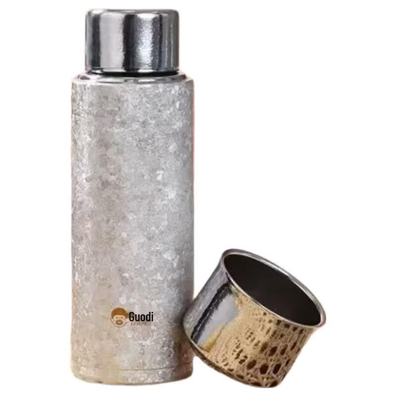 Kuandi 450ml Pure Titanium Insulated Bottle with Tea Infuser