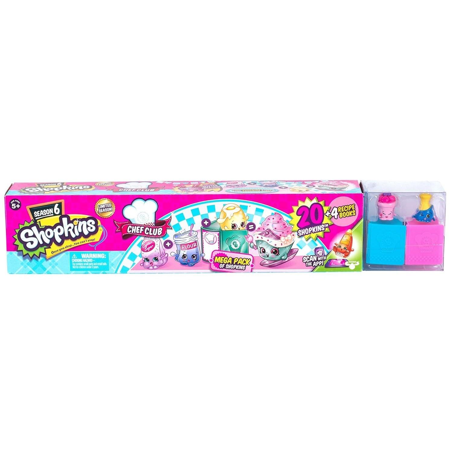 Shopkins Season 6 Chef Club Mega Pack - Collectible Toy over 20 pcs