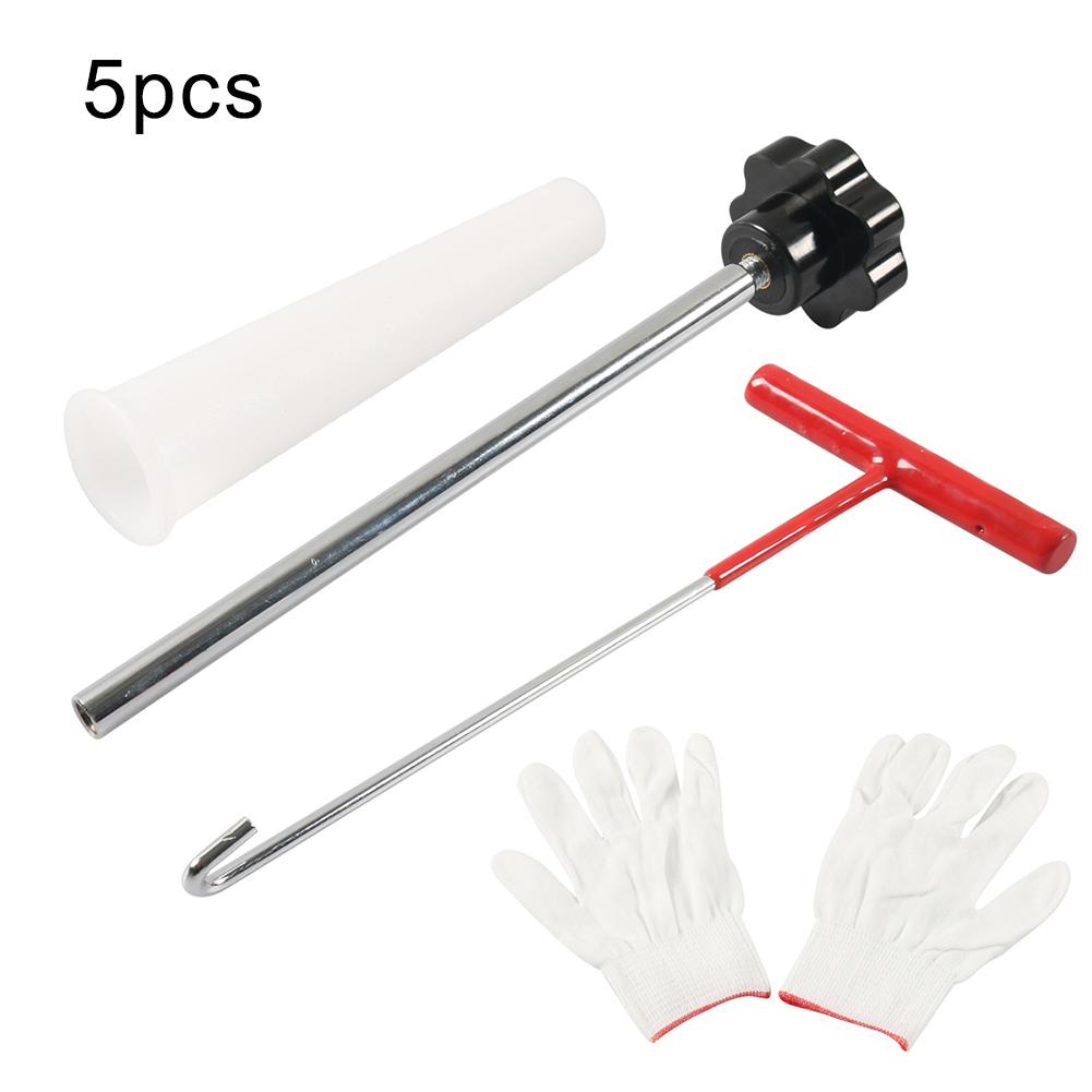 Essential Tire Repair Tool Set with Valve Core Installer and Gloves