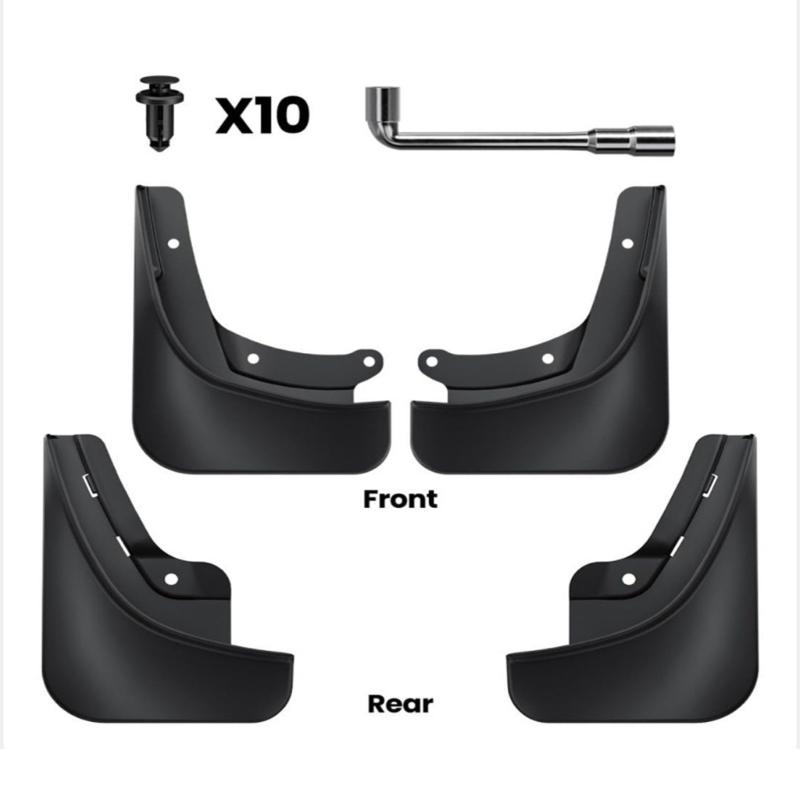 Wheel Mudguards Heavy Duty Plastic Construction Road Debris Defense Kit Automotive Exterior Accessories for Vehicle